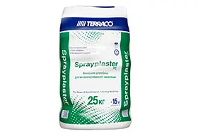 Механизированная шпаклевка — Terraco Sprayplaster 25 кг — фото