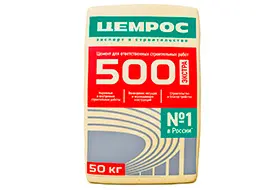 Механизированная стяжка — Цемент ЦЕМРОС М500 — фото